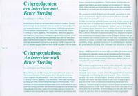 Cybergedachten: Een interview met Bruce Sterling / Cyberspeculations: an interview with Bruce Sterling