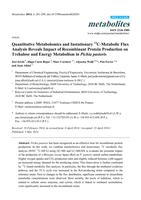 Quantitative Metabolomics and Instationary 13C-Metabolic Flux Analysis Reveals Impact of Recombinant Protein Production on Trehalose and Energy Metabolism in Pichia pastoris