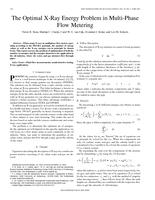 The optimal X-ray energy problem in multi-phase flow metering