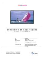 Grounding of keel yachts - model experiments