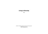 Living in diversity