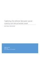Exploring the relation between water scarcity and virtual water trade