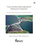 A new criticality analysis approach for infrastructure components 