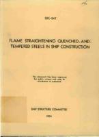 Flame straightening quenched- and tempered steels in ship construction