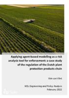 Applying agent-based modelling as a risk analysis tool for enforcement: a case study of the regulation of the Dutch plant protection products chain