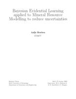 Bayesian Evidential Learning applied to Mineral Resource Modelling to reduce uncertainties