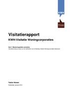 Visitatierapport KWH-Visitatie Woningcorporaties. Deel I: Maatschappelijke prestaties