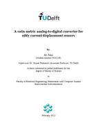 A ratio metric analog-to-digital converter for eddy current displacement sensors