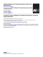A method to reduce ambiguities of qualitative reasoning for conceptual design applications