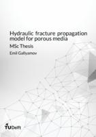 Hydraulic fracture propagation model for porous media