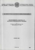 Environmental control of advanced medium-speed engines
