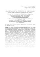 Direct numerical simulation of deformable bubbles in wall-bounded shear flows