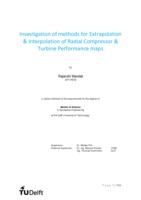 Investigation of methods for Extrapolation & Interpolation of Radial Compressor & Turbine Performance maps 
