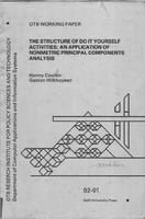 The structure of do it yourself activities; an application of nonmetric principal components analysis