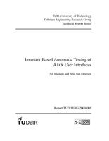 Invariant-Based Automatic Testing of AJAX User Interfaces