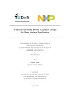 Wideband Doherty Power Amplifier Design for Base Station Application