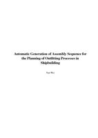 Automatic Generation of Assembly Sequence for the Planning of Outfitting Processes in Shipbuilding