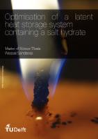 Optimisation of a latent heat storage system containing a salt hydrate