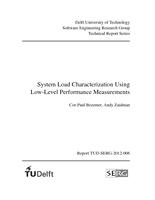 System Load Characterization Using Low-Level Performance Measurements