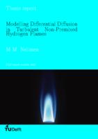 Modelling Differential Diffusion in Turbulent Non-Premixed Hydrogen Flames