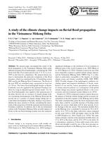 A study of the climate change impacts on fluvial flood propagation in the Vietnamese Mekong Delta