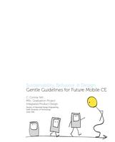 Sustainability, Behavior, & Design: Gentle Guidelines for Future Mobile CE