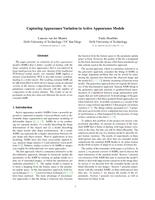 Capturing Appearance Variation in Active Appearance Models