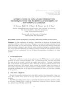 Applications of domain decomposition techniques for the multiscale modelling of softening materials