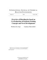Overview of biorefineries based on co-production of furfural, existing concepts and novel developments