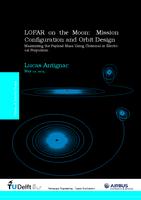 LOFAR on the Moon: Mission Configuration and Orbit Design