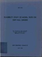 Feasibility study of model tests on ship hull girders, Becker, H. 1969
