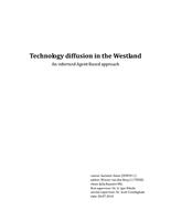 Technology diffusion in the Westland: An informed Agent Based approach