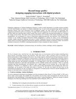 Beyond image quality: Designing engaging interactions with digital products
