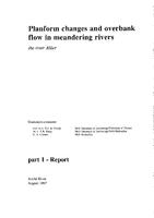 Planform changes and overbank flow in meandering rivers: The river Allier