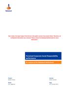 Perceived Corporate Social Responsibility performance: An analysis of the Rabobank Netherlands