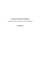 The green entrepreneur's challenge: The influence of environmental ambition in new product development