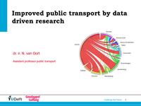 Improved public transport by data driven research