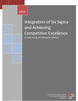 Integration of Six Sigma and Achieving Competitive Excellence: A case study at Ethiopian Airlines