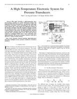 A high-temperature electronic system for pressure-transducers
