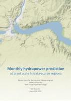 Monthly hydropower prediction at plant scale in data-scarce regions 