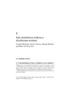 Safe distribution without a disinfectant residual