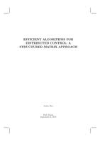 Efficient Algorithms for Distributed Control: A Structured Matrix Approach