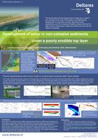 Development of scour in non-cohesive sediments under a poorly erodible top layer (poster)