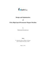 Design and Optimization of Ultra High Speed Permanent Magnet Machine