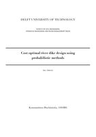 Cost optimal river dike design using probabilistic methods