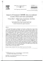 Impact of oceansat-I MSMR data on analyzed oceanic winds and waves predictions