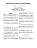 Confidence and curvature estimation of curvilinear structures in 3-D