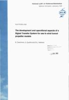 The development and operational aspects of a Signal Transfer System for use in wind tunnel propeller models