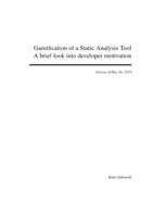 Gamification of a Static Analysis Tool