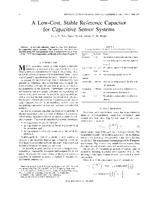 A low-cost, stable reference capacitor for capacitive sensor systems